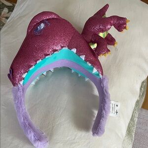 Glittery Purple Dinosaur Jurassic Park Headband